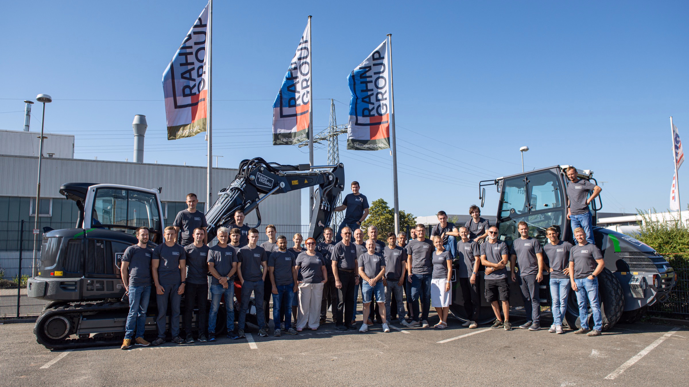 Das Team von RAHN Fleetec in der Werkstatt